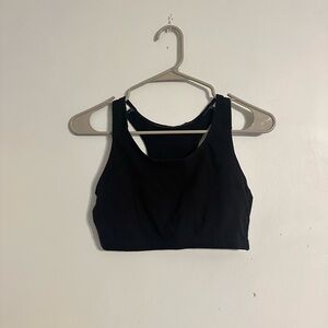 Fruit of The Loom Women’s Black Light Weight Unlined Cotton Sports Bra Size 38